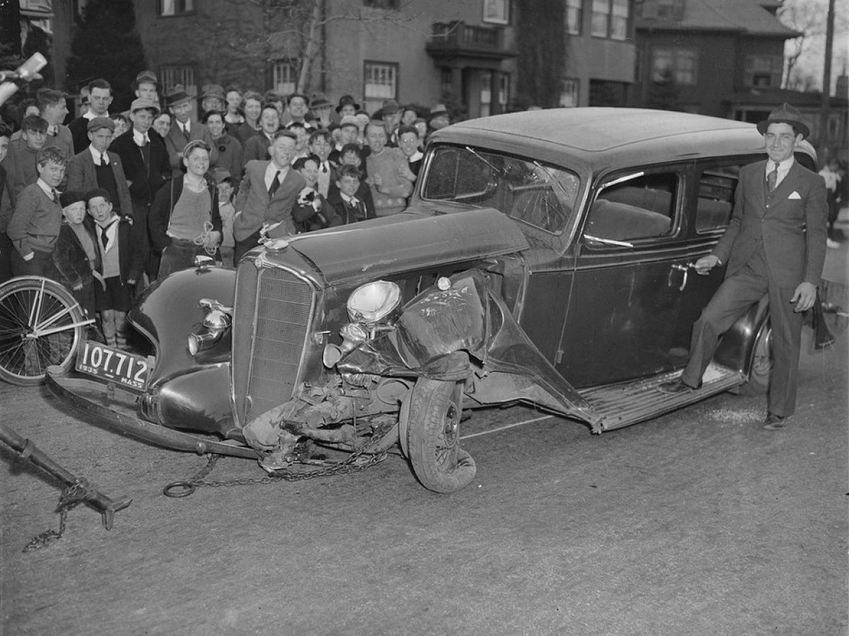 Автомобильные аварии 1930-х годов - потрясающие фотографии